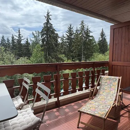아파트 Un Refuge Calme Et Elegant Dans Les Montagnes 크란스몬타나